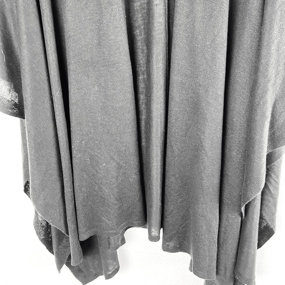 🖤♠️ Black Lightweight Thin Knit Shawl Wrap - Picture 8 of 11